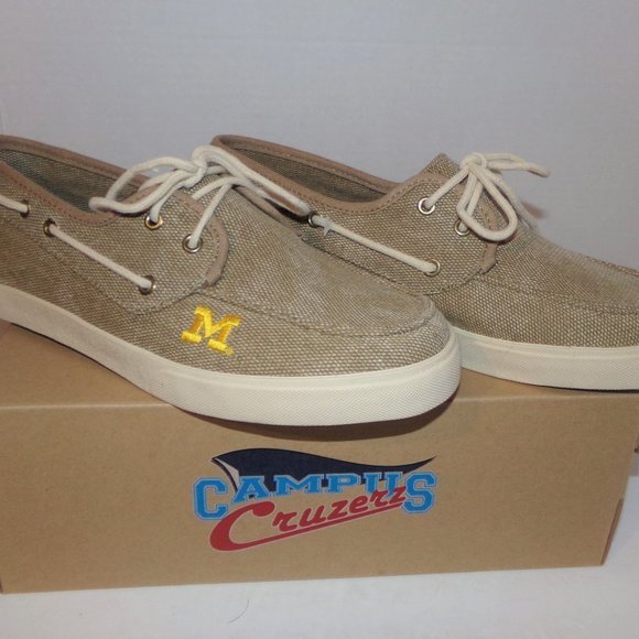 MENS CAMPUS CRUZERZ MICHIGAN WOLVERINES COOL SHOES - Picture 1 of 16